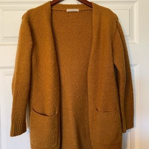 Mustard slouchy cardigan